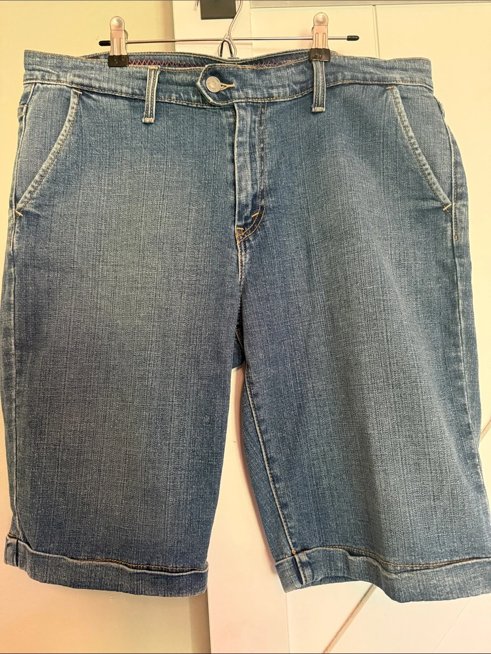 Levi’s 515 Midwash Denim Long Shorts